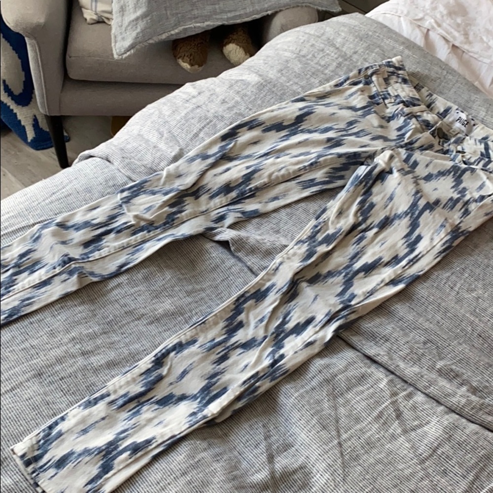 Paige Ikat skinny jeans
